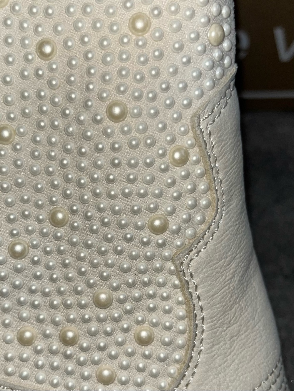 Dolce Vita Nashe Genuine Leather Pearl Boot  Size 7 New in Box - Picture 5 of 6